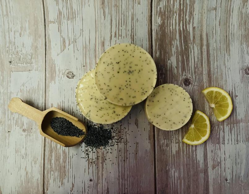 the lemon poppy seed bar mini Brash Bars