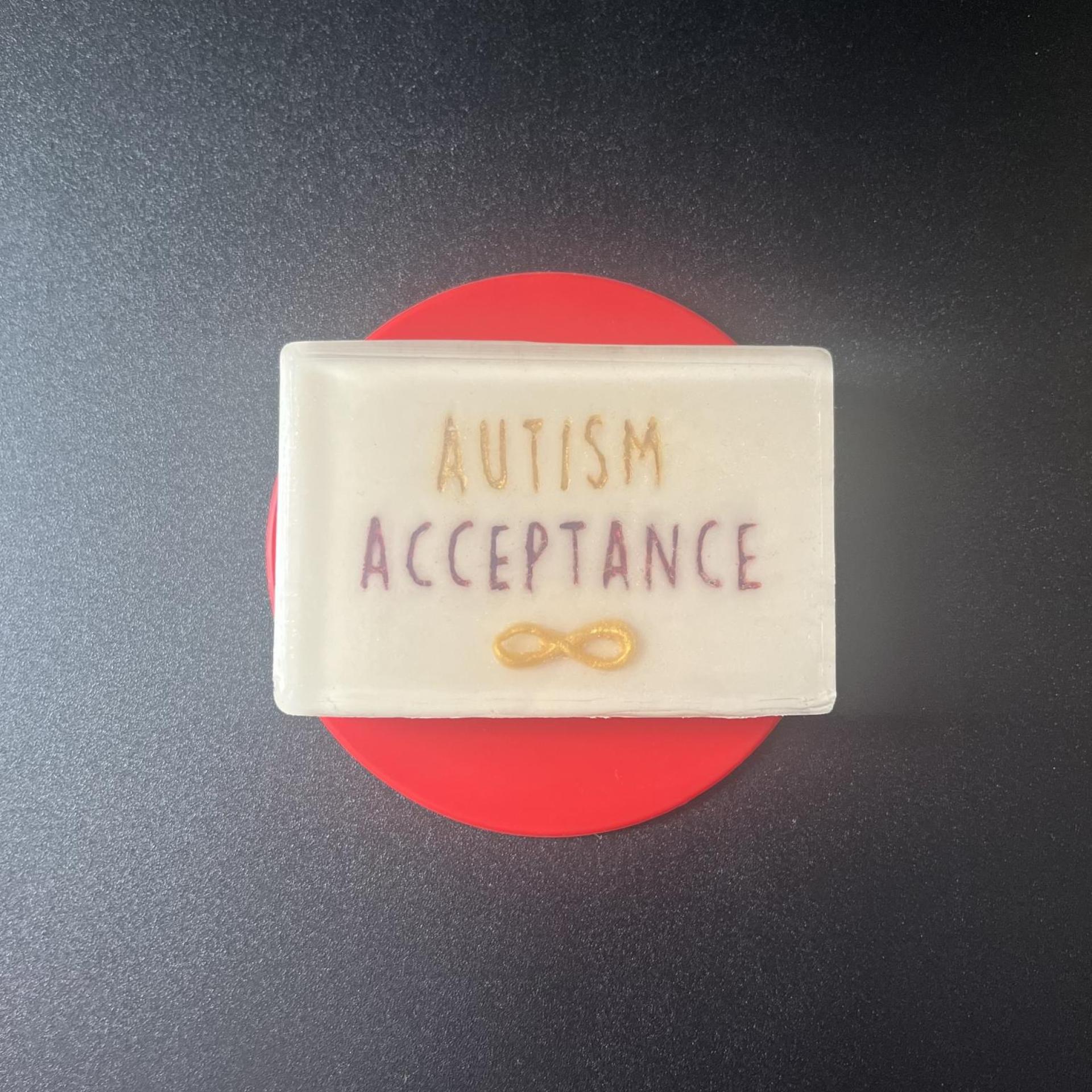 The Autism Acceptance bar