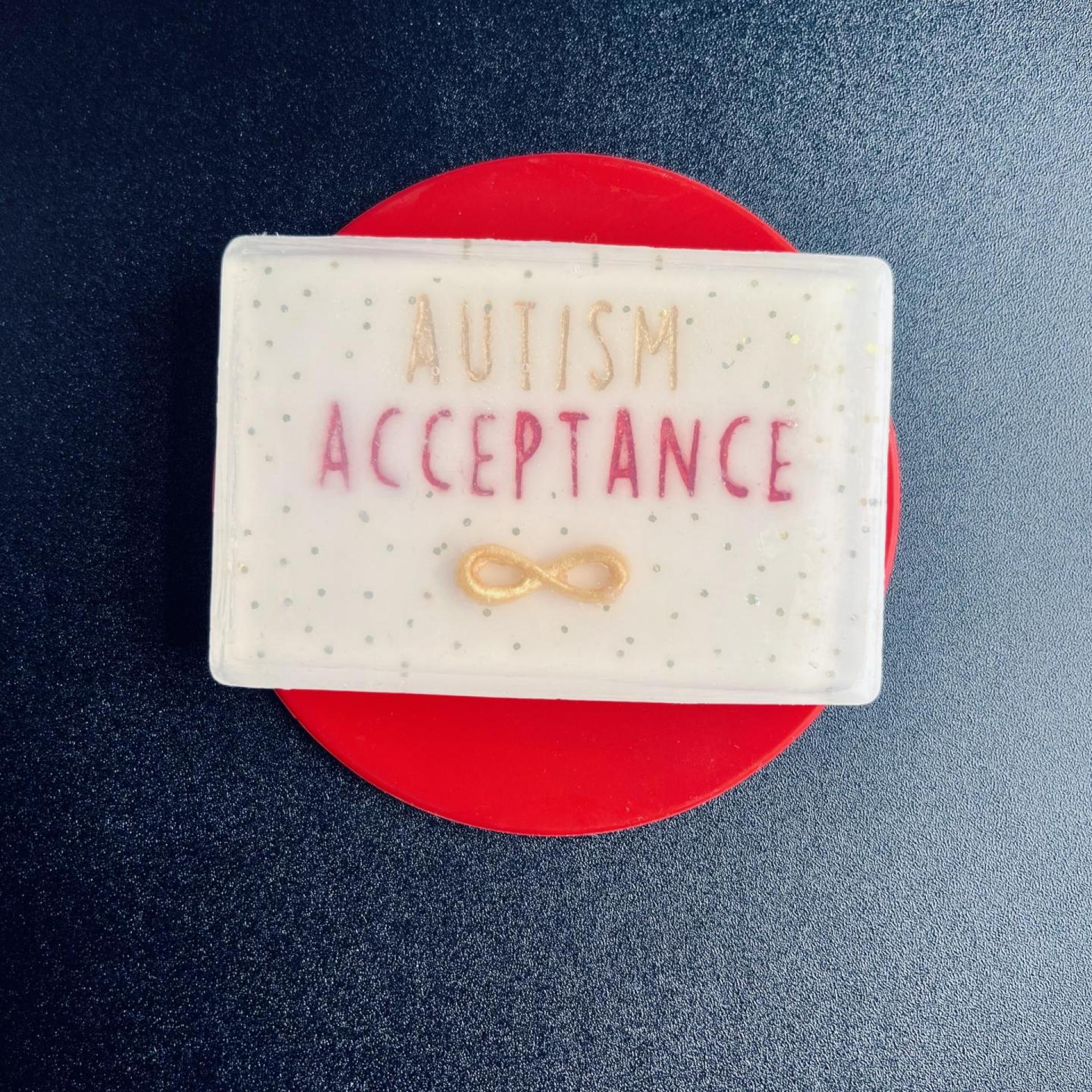 The Autism Acceptance bar